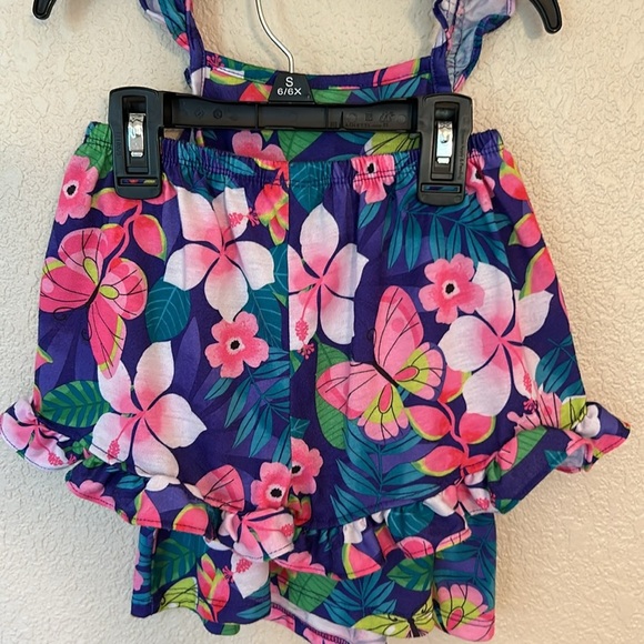 Girls pajama set size small 5/6 - Picture 4 of 5